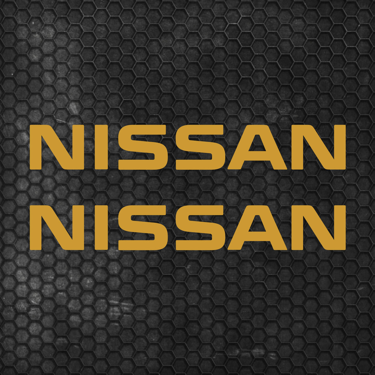 Set 2 Pcs Nissan Logo Decal Sticker Sport Racing Stripes Emblem Graphic