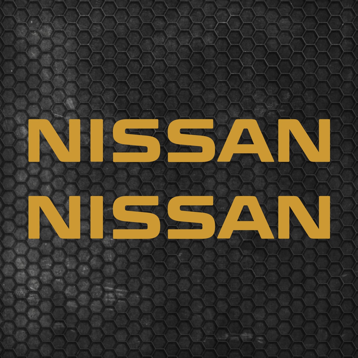 Set 2 Pcs Nissan Logo Decal Sticker Sport Racing Stripes Emblem Graphic | Nissan Cut Emblem logo Vehicle Sticker, Vinyl Car Decal Both Sides