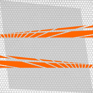 Set 2 Pcs Car Racing Stripes Sport
