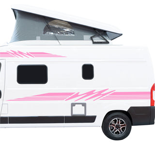 Set 4 Pcs Van Stripes Graphics for Caravan Graphics