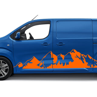 2 Pcs Nature Big Montains Graphics Decal