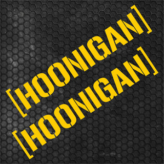Set 2 Pcs HQ Hoonigan Emblem Graphic Decals