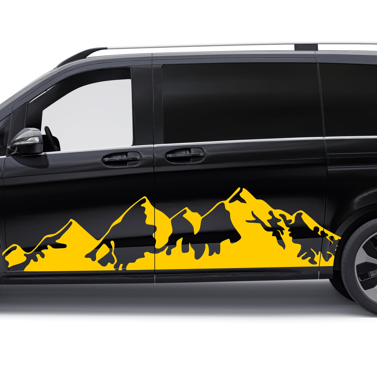 2 Pcs Nature Big Montains Graphics Decal Both Sidesfor any Vehicle Vinyl Stripes RV Car Truck Camper Van Boat Trailer Side Offroad Sticker