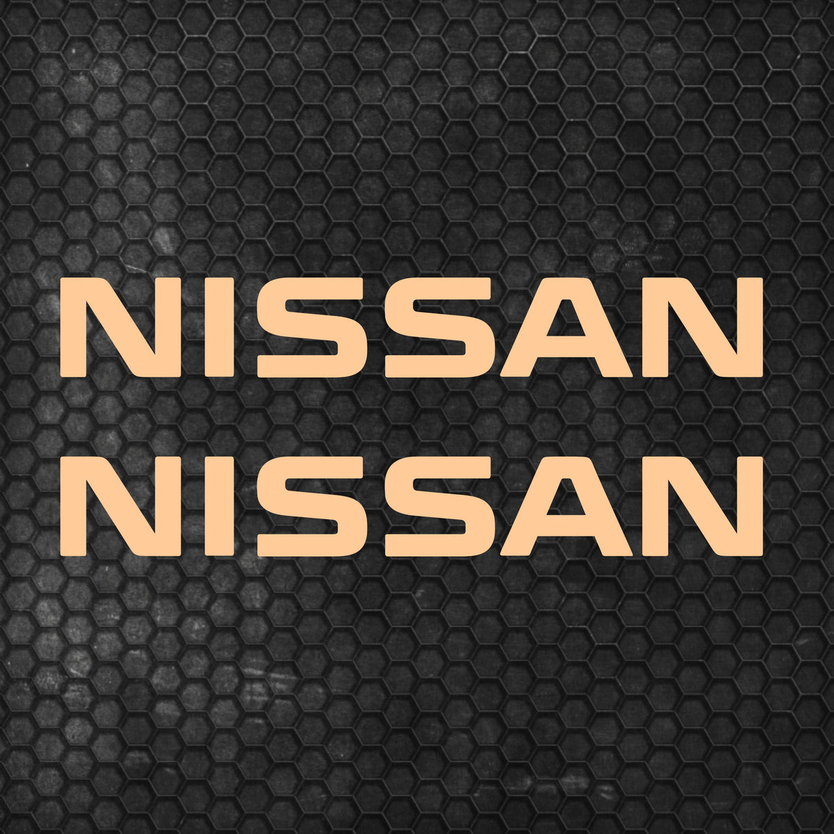 Set 2 Pcs Nissan Logo Decal Sticker Sport Racing Stripes Emblem Graphic