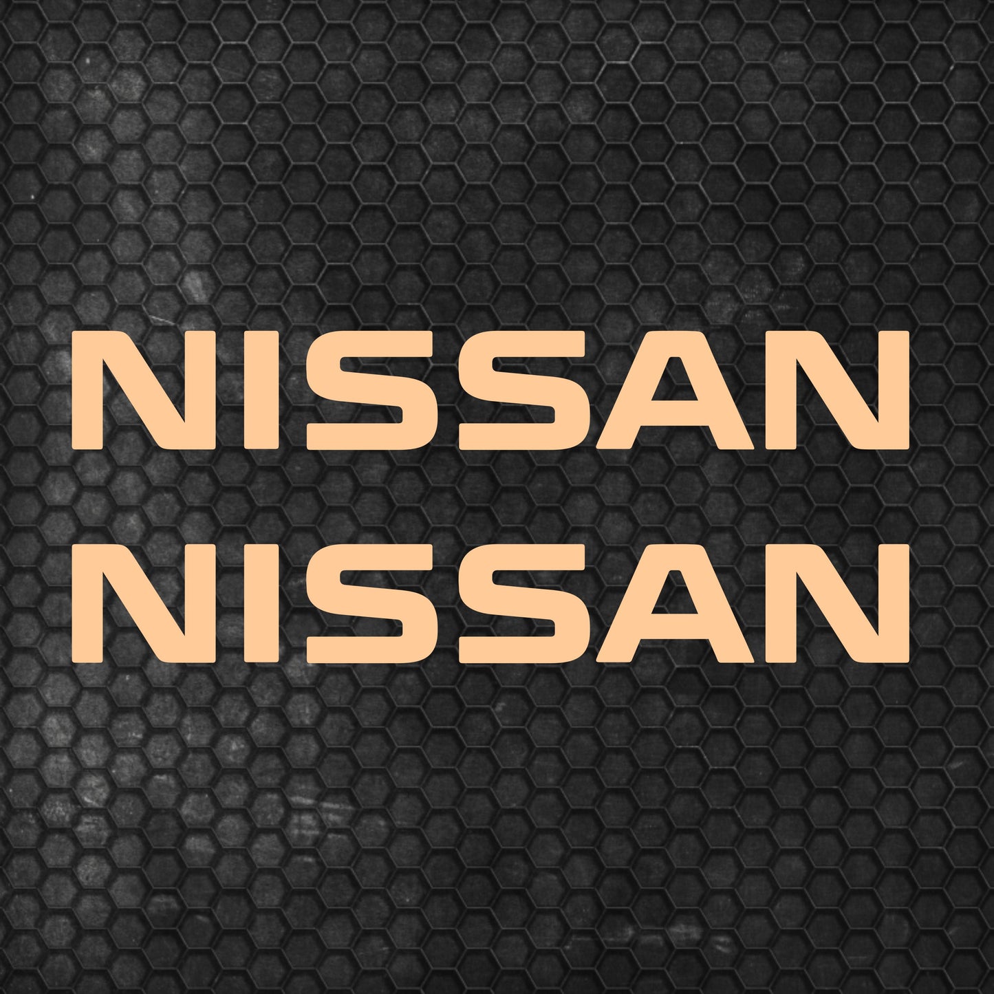 Set 2 Pcs Nissan Logo Decal Sticker Sport Racing Stripes Emblem Graphic | Nissan Cut Emblem logo Vehicle Sticker, Vinyl Car Decal Both Sides