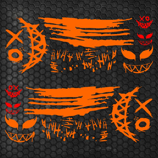 Set 2 Pcs JDM Decals Joker Car Sticker Graphics