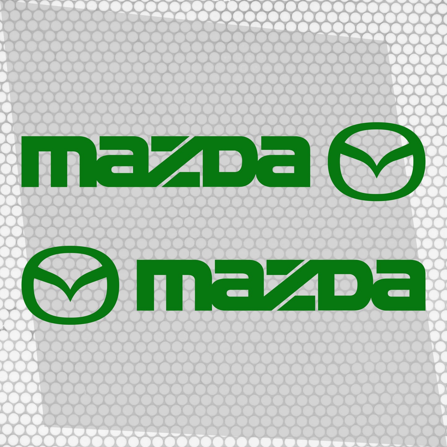 Set Mazda Logo Decal Sticker Sport Racing Stripes Emblem | Mazda Cut Emblem Graphic Vehicle Sticker, Vinyl Car Truck Van Decal Both Sides