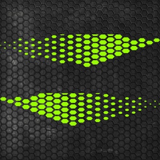Kit Golf TCR Honeycomb Both Sides Vinyl Decal Sticker Geometric Graphics