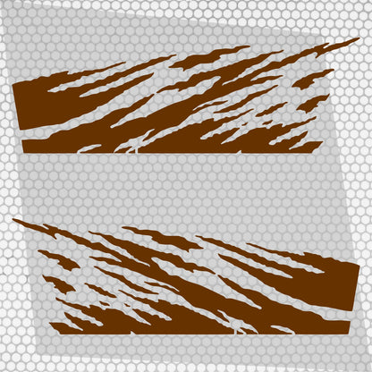 Set 2 Pcs Jerked Grounge Theme Off Road