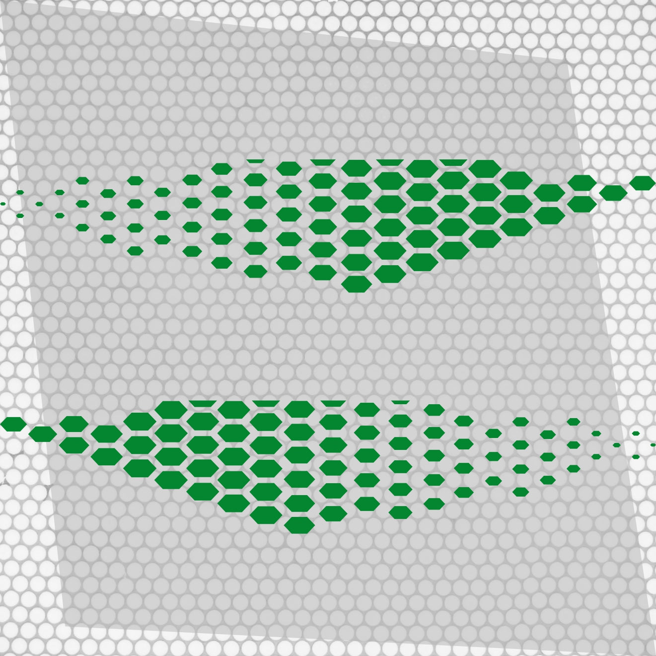 Kit Golf TCR Honeycomb Both Sides Vinyl Decal Sticker Geometric Graphics. Universal compatible model Auto Racing Side Vehicle Stripes