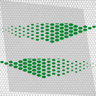 Kit Golf TCR Honeycomb Both Sides Vinyl Decal Sticker Geometric Graphics