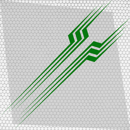 Set 2 Pcs Thin Stripes Graphics Decal Both Sides | Vehicle Vinyl Stripes RV Car Truck Camper Van Boat Trailer Side Accent Sticker Stripes