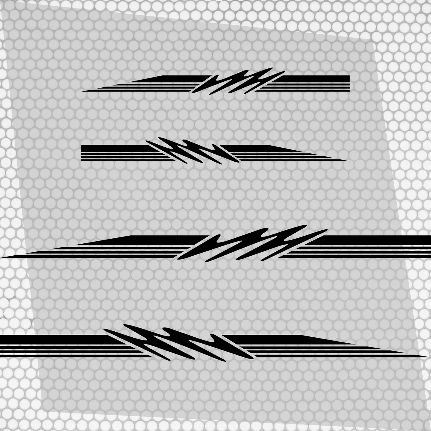 Set 4 Pcs Van Stripes Graphics for Caravan Graphics RV Horsebox Trailer Camper Van Body Decor Vinyl Decals | Motorhome Stripes Adhesive Set