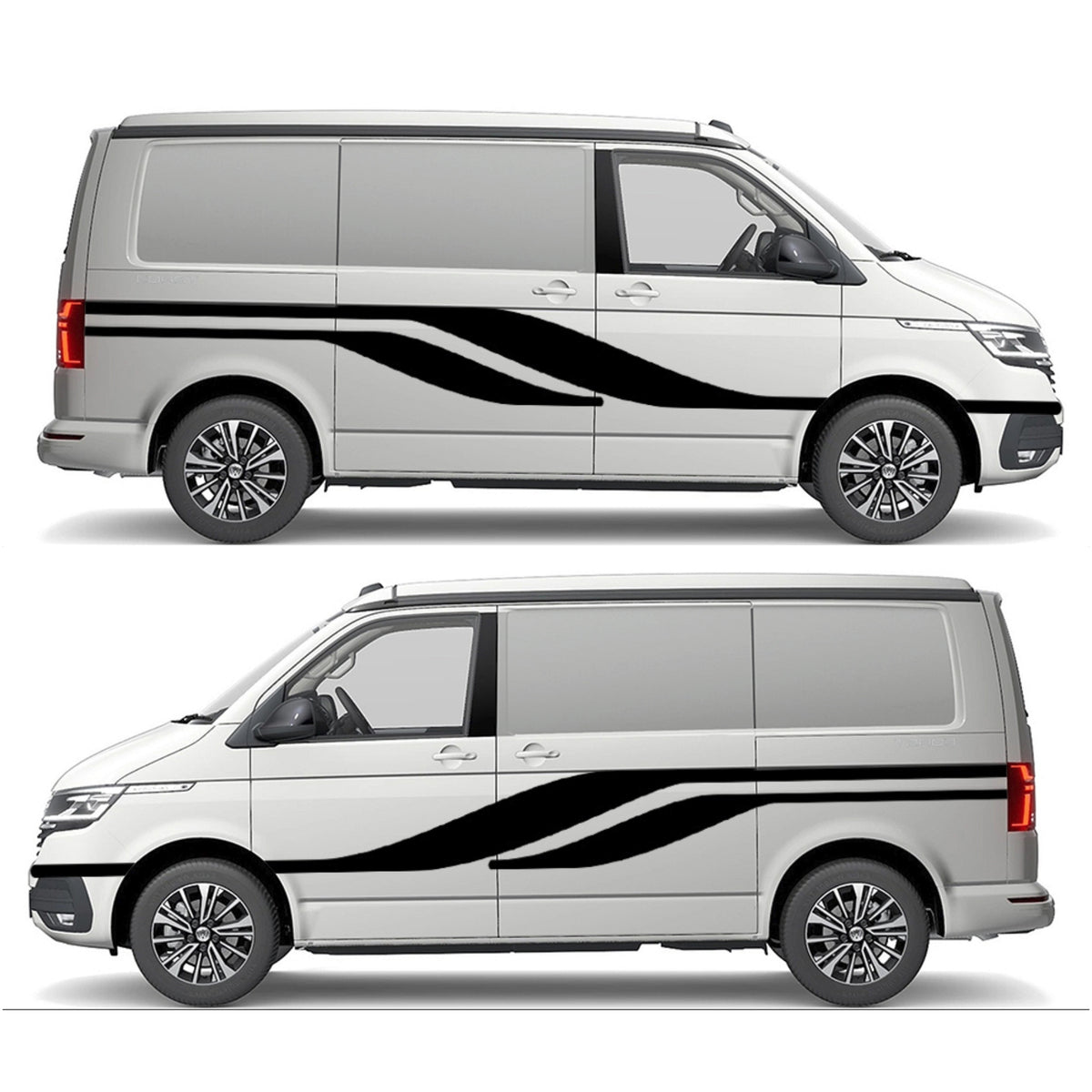 Set 2 Pcs Vehicle Stripes Auto Graphics