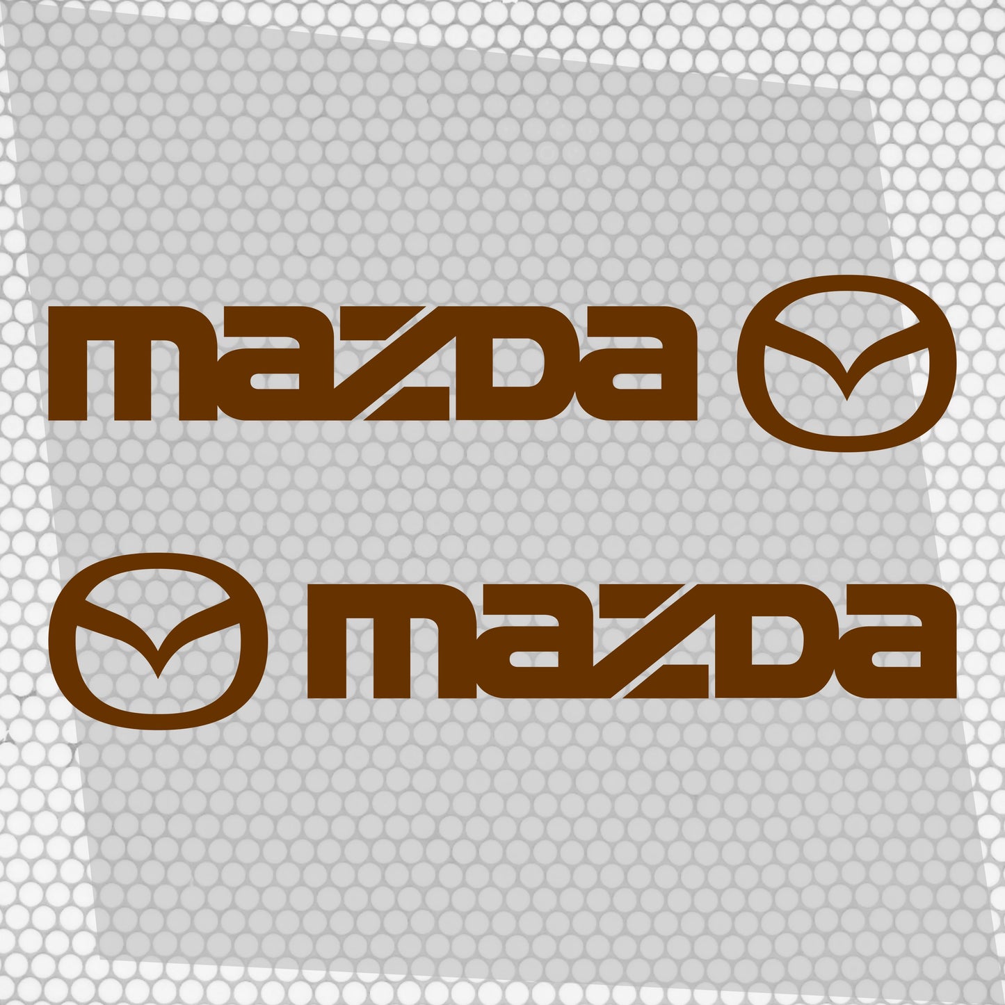 Set Mazda Logo Decal Sticker Sport Racing Stripes Emblem | Mazda Cut Emblem Graphic Vehicle Sticker, Vinyl Car Truck Van Decal Both Sides