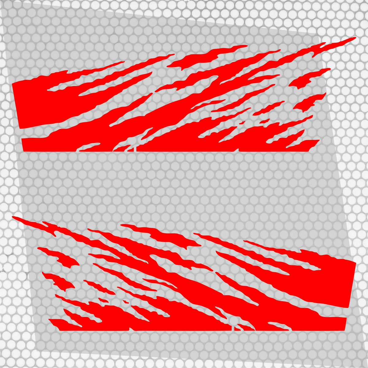 Set 2 Pcs Jerked Grounge Theme Off Road