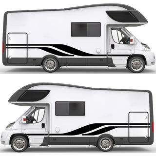 Set 2 Pcs Vehicle Stripes Auto Graphics