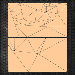 Kit 84 Pcs Triangles Camouflage Sticker Decal Graphics