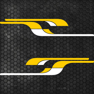 Set 4 Pcs Vehicle Stripes Graphics