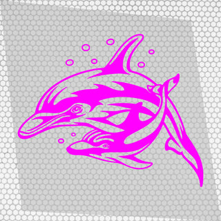 Set Sticker Caravan Family of Dolphins Graphic Decals | Camper Van Caravan Car Decor wrap Sea Animals Decals Kit | Motorhome Rear Adhesives