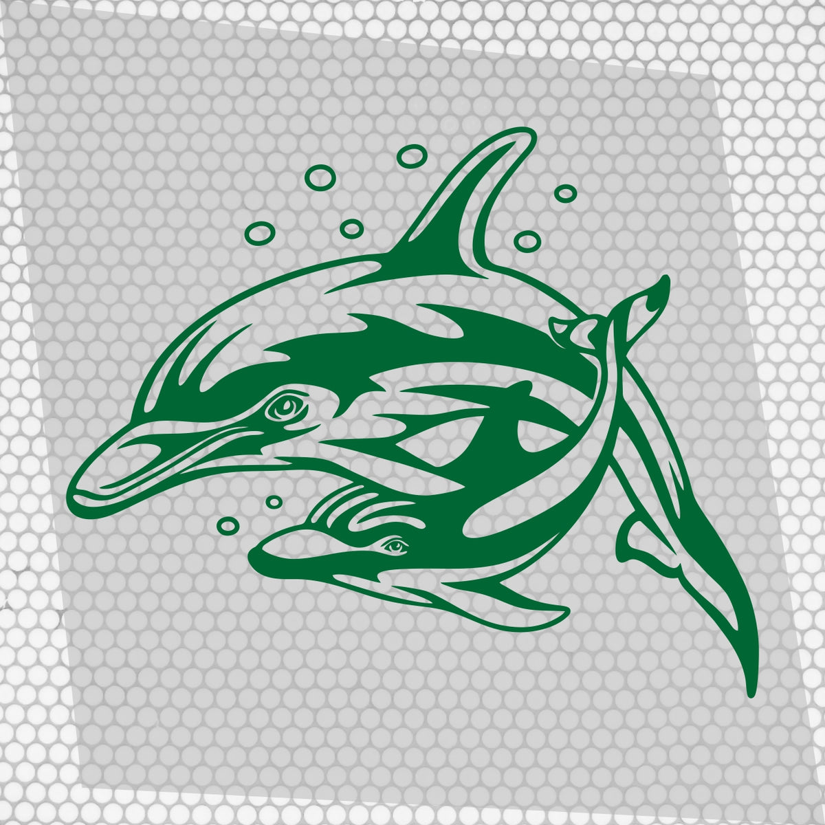 Set Sticker Caravan Family of Dolphins Graphic Decals | Camper Van Caravan Car Decor wrap Sea Animals Decals Kit | Motorhome Rear Adhesives