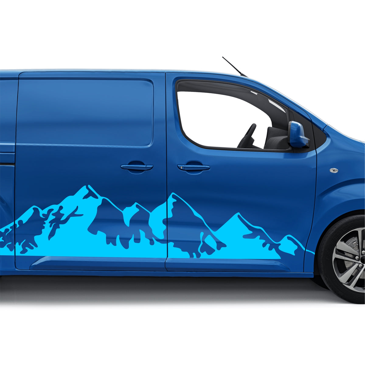2 Pcs Nature Big Montains Graphics Decal Both Sidesfor any Vehicle Vinyl Stripes RV Car Truck Camper Van Boat Trailer Side Offroad Sticker