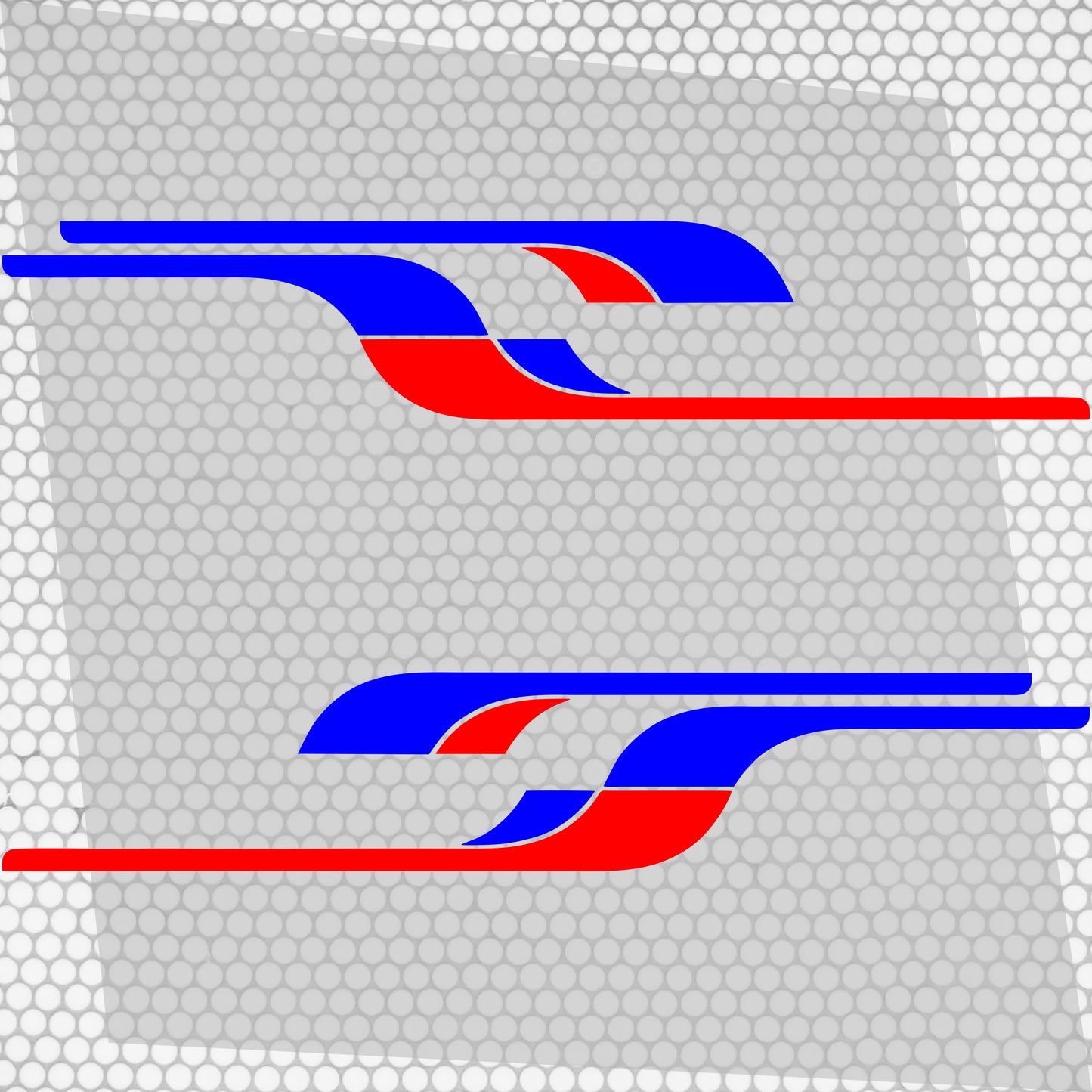 Set 4 Pcs Vehicle Stripes Graphics Car Van RV Trailer Truck Boat Accent Stripe Both Sides Decals | Camper Van Stripes vinyl Decor adhesives