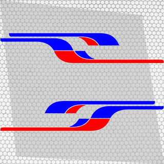 Set 4 Pcs Vehicle Stripes Graphics