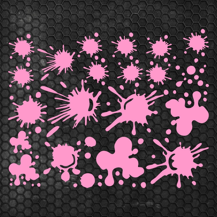 Kit 20 Pcs Sticker Blower on car stain on scratch | Fit Body Racing Camo Blower Car Van Offroad Vehicle Adhesive vinyl Splash graphics decal