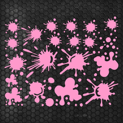 Kit 20 Pcs Sticker Blower on car stain on scratch | Fit Body Racing Camo Blower Car Van Offroad Vehicle Adhesive vinyl Splash graphics decal