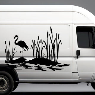Camper van stickers Flamenco among the junks Graphics Sticker