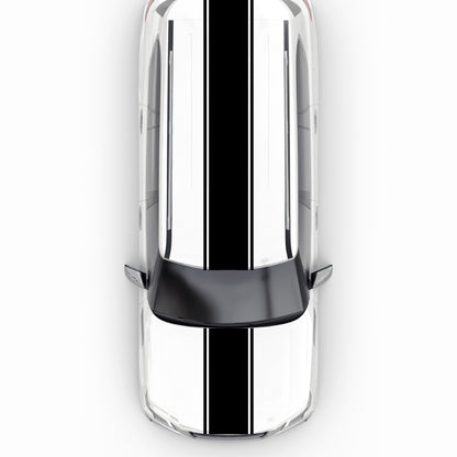 Set Car Van Hood Racing Stripe Sticker, Bonnet Bumper Vinyl Decal for Universal Van Roof Boot adhesives, Racing Stripes Camper decals wrap