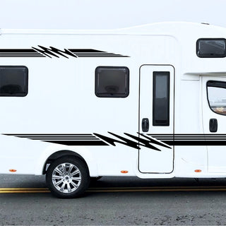 Set 4 Pcs Van Stripes Graphics for Caravan Graphics
