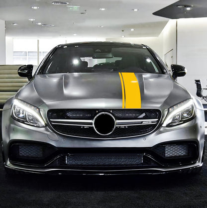Set 4 Pcs Car Sides + Hood + Roof Sport Sport Stripes Graphics Decals. Universal Stripes Decal Graphics Kit, Decor Racing Stickers adhesives