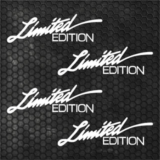 Set 4 Pcs Sport Limited Edition Graphics Stickers vinyl