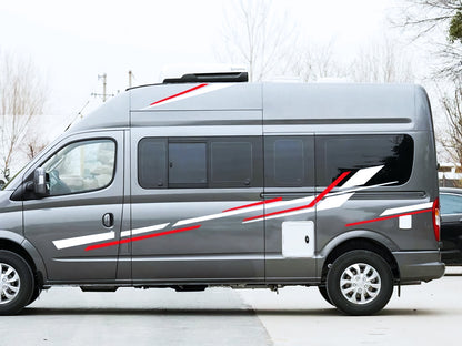 Set Caravan Sticker Stripes Uranus Graphics Caravan Kit | Camper Van or Caravan Car Decoration Decals Kit | Motorhome Adhesive Decor Vinyl