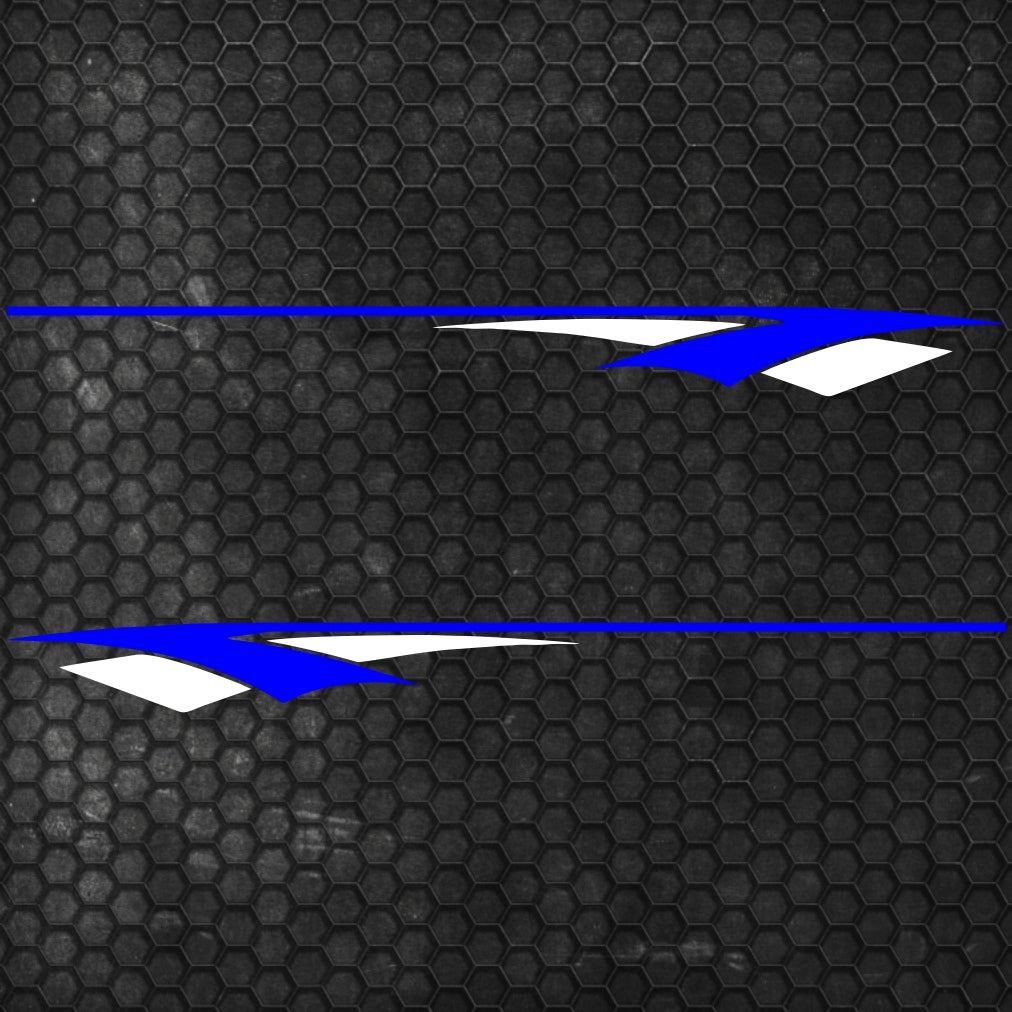 2 Pcs RV Car Truck Nautical Boat Trailer Side Accent Decals Graphics Stripes | Decor Side Stripes for any vehicle cut vinyl decal adhesives