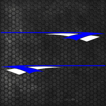 2 Pcs RV Car Truck Nautical Boat Trailer Side Accent Decals Graphics Stripes | Decor Side Stripes for any vehicle cut vinyl decal adhesives
