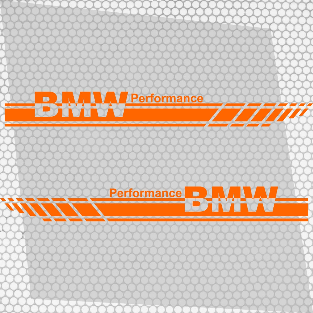 Set 2 Pcs Performance Car Stripes. Both Sides Top Stripes Decal Graphics Car, SUV, Truck Sport Decor Decals | Motorsport Stripes Graphics