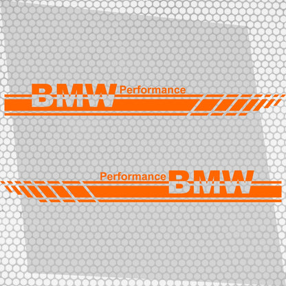 Set 2 Pcs Performance Car Stripes. Both Sides Top Stripes Decal Graphics Car, SUV, Truck Sport Decor Decals | Motorsport Stripes Graphics