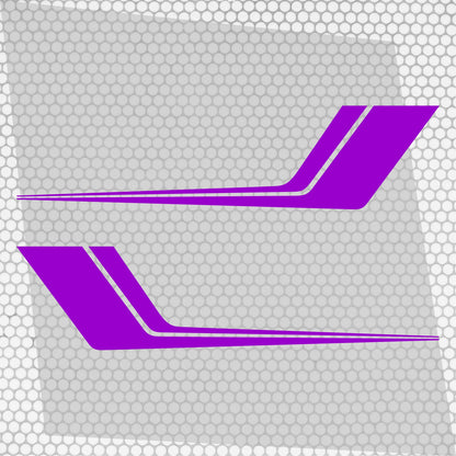 2 Pcs Graphics Decal Both Sides Sticker for any Vehicle Vinyl Stripes RV Car Truck Camper Van Boat Trailer Side Accent Decal Graphic Stripes