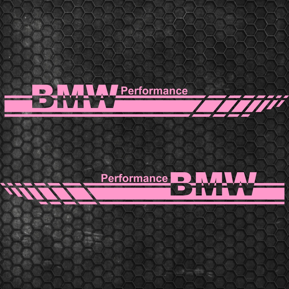 Set 2 Pcs Performance Car Stripes. Both Sides Top Stripes Decal Graphics Car, SUV, Truck Sport Decor Decals | Motorsport Stripes Graphics