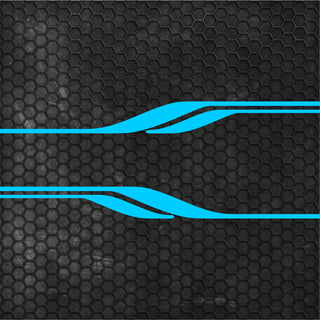 Set 2 Pcs Vehicle Stripes Auto Graphics