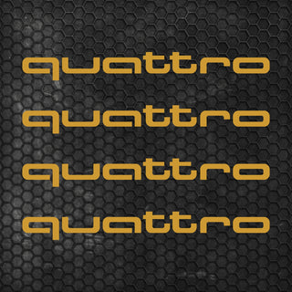 Definir 2 Pcs Audi Emblema Decalque Adesivo | Kit premium 2 decalques de logotipos