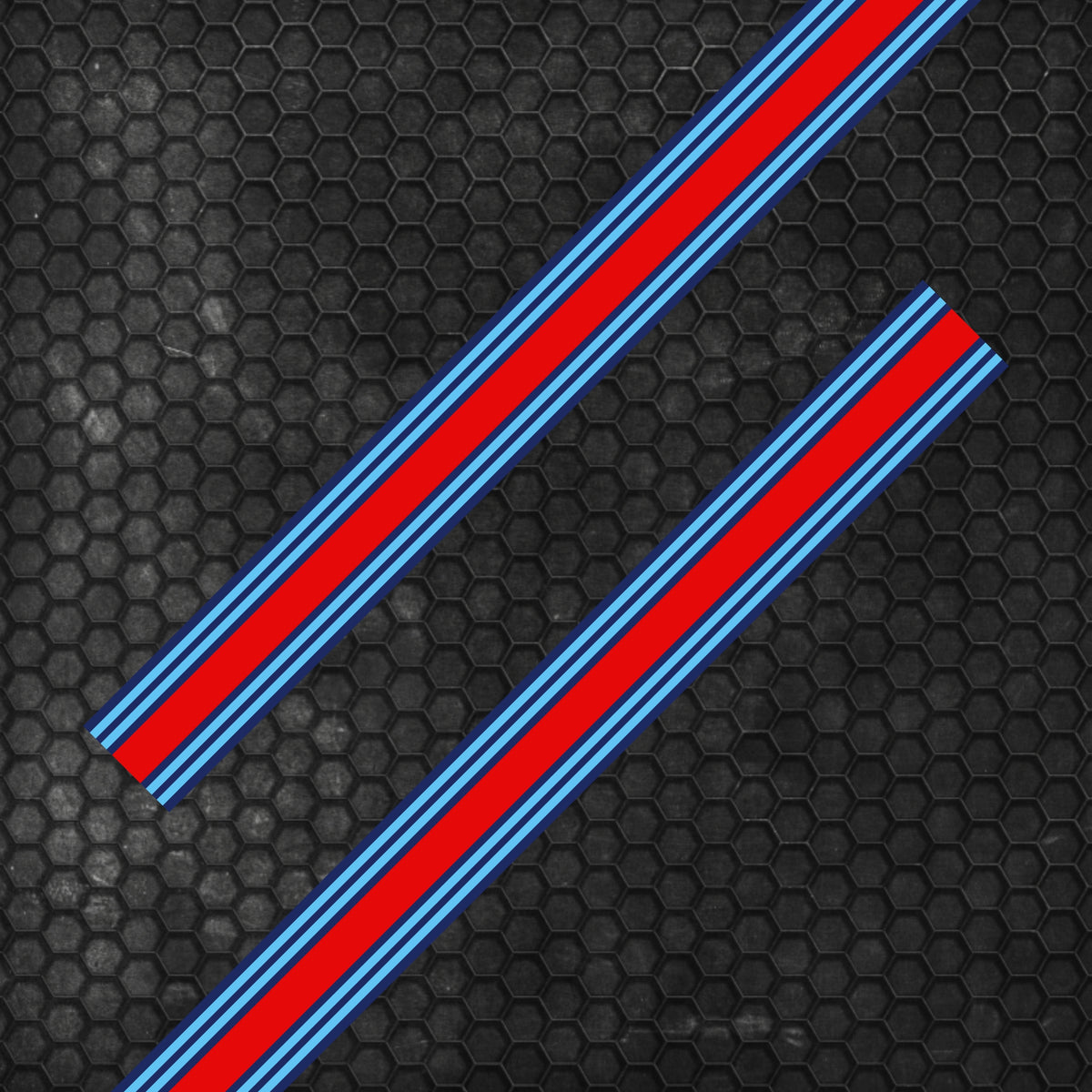 2 Pcs Martini Pattern RV Car Truck Boat