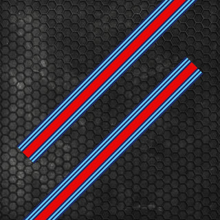 2 Pcs Martini Pattern RV Car Truck Boat