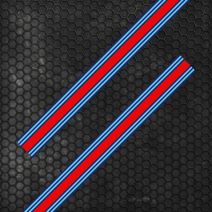 2 Pcs Martini Pattern RV Car Truck Boat Trailer Side Accent Decals Graphics Stripes | 2 Styles avaliable Side Stripes Decor for any vehicle