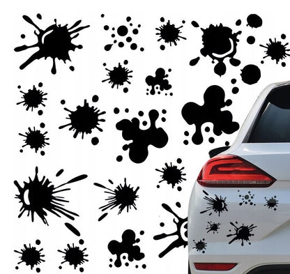 Kit 20 Pcs Sticker Blower on car stain on scratch | Fit Body Racing Camo Blower Car Van Offroad Vehicle Adhesive vinyl Splash graphics decal