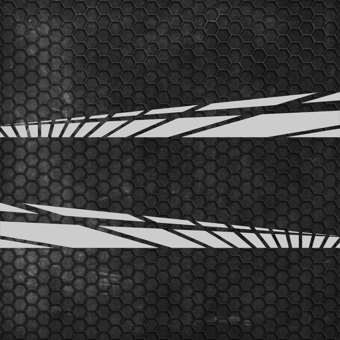 Set 2 Pcs Car Racing Stripes Sport | Motorsport both sides Stripes Graphics Decals | Universal Stripes Decal Kit | Racing Vehicle Stickers