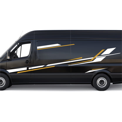Set Caravan Sticker Stripes Uranus Graphics Caravan Kit | Camper Van or Caravan Car Decoration Decals Kit | Motorhome Adhesive Decor Vinyl